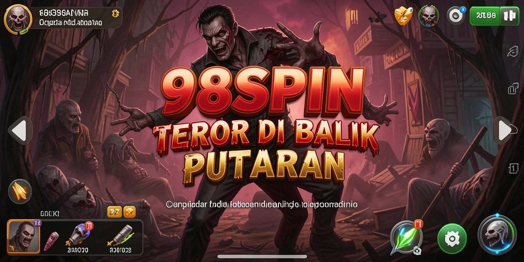 Screenshot seram dari gameplay 98SPIN yang penuh ketegangan.