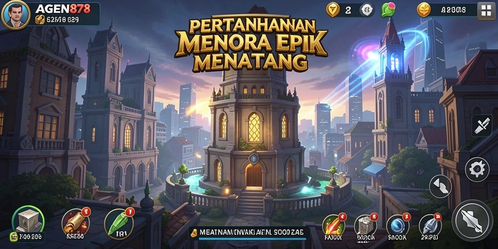 Gameplay menakjubkan AGEN878 dalam aksi Tower Defense.