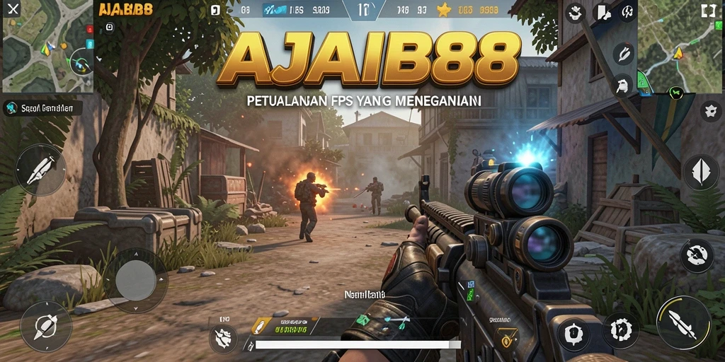 Tampilan gameplay AJAIB88 dengan aksi tembak menembak yang seru.