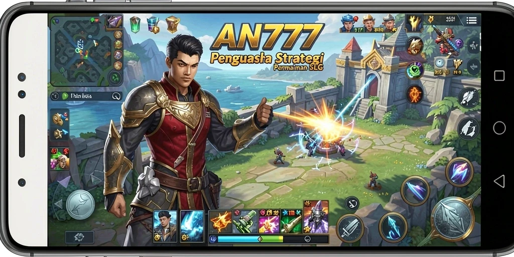 Tampilan antarmuka gameplay AN777 yang menarik dan strategis.