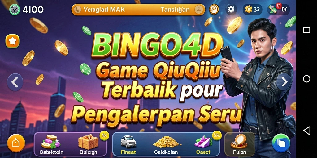 Gameplay QiuQiu yang seru dan menegangkan di BINGO4D.