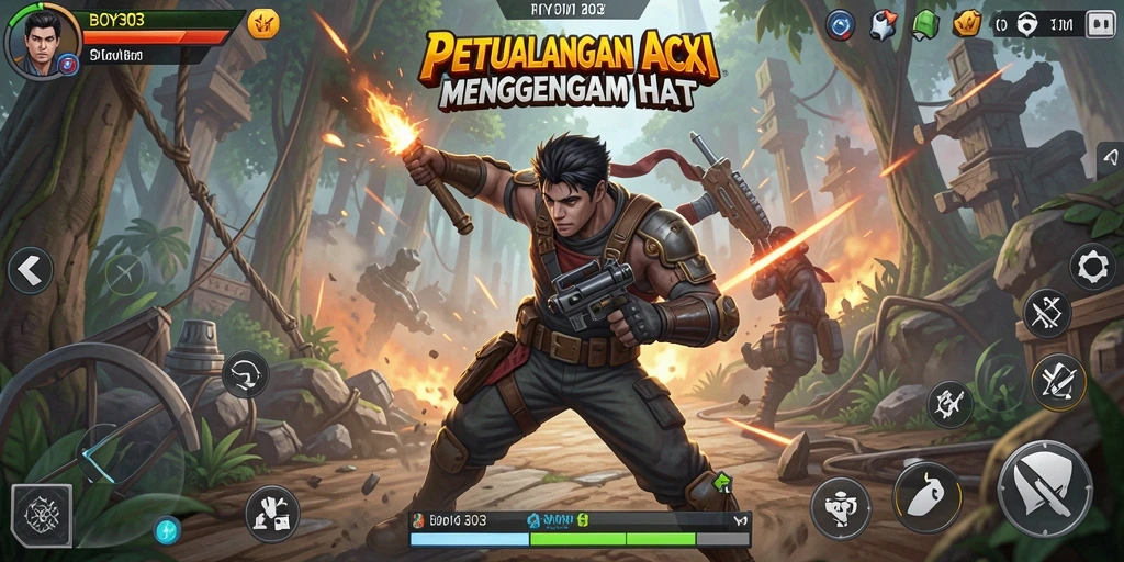 Screenshot dari gameplay BOY303 yang penuh aksi dan petualangan.