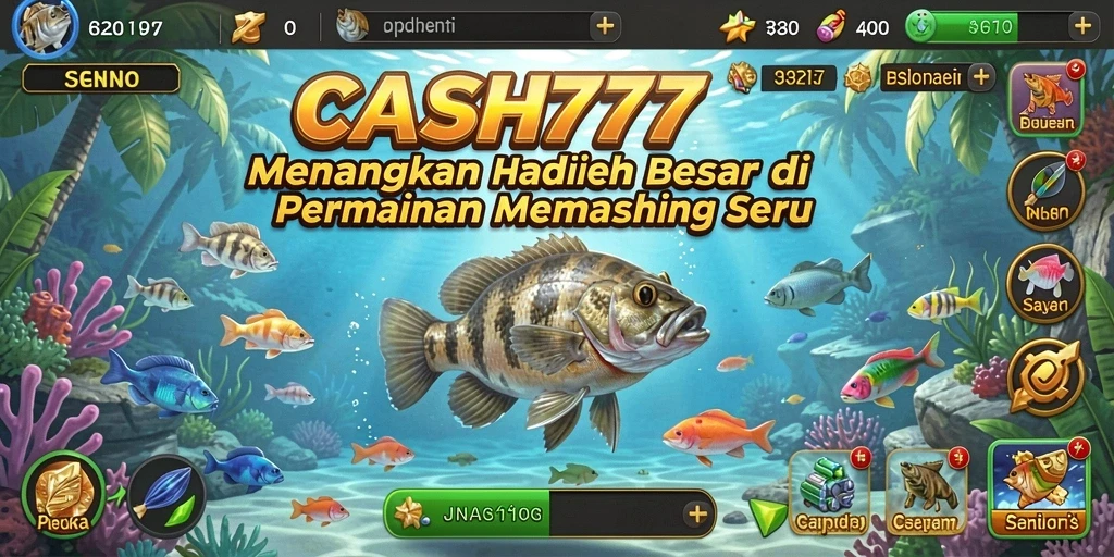Tangkapan ikan berwarna-warni dalam gameplay CASH777 yang mengasyikkan.