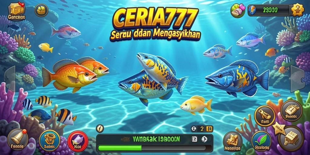 Gameplay seru Tembak Ikan di CERIA777.