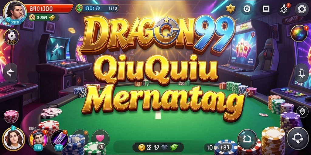 Tampilan utama gameplay QiuQiu yang seru dan menantang di DRAGON99.