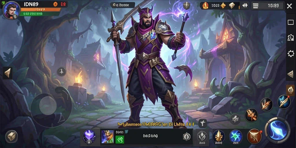Tangkapan layar gameplay IDN89 menunjukkan pertempuran seru dalam dunia MMORPG.