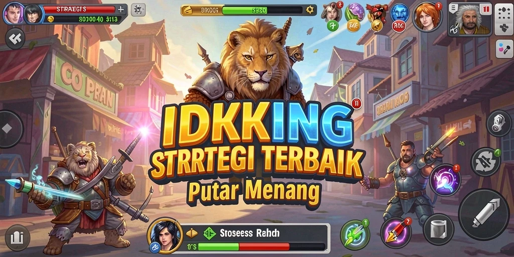 Gameplay seru dan mendebarkan dari IDRKING yang penuh strategi.
