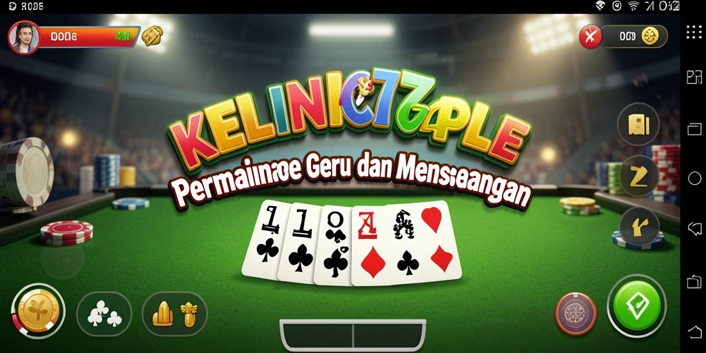 Tampilan permainan Gaple yang seru dan interaktif di KELINCI777.