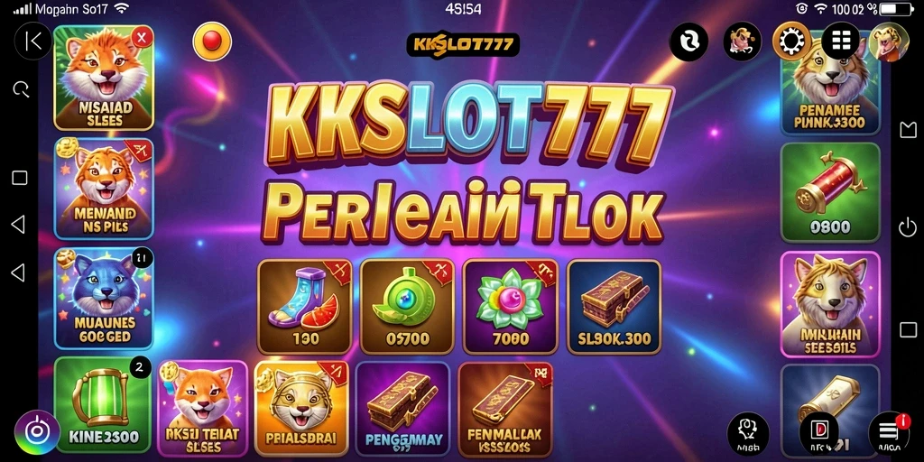 Screenshot gameplay KKSLOT777 dengan tema slot yang menarik.