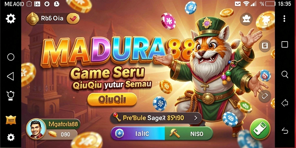 Tampilan gameplay mendebarkan dari MADURA88 QiuQiu.