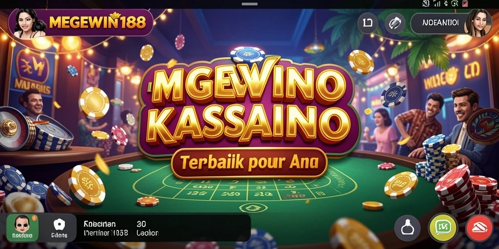 Tampilan seru dan interaktif dari gameplay MEGEWIN188.
