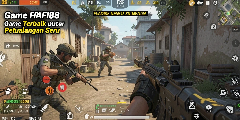 Gameplay seru dengan pertarungan FPS yang intens di RAFI88.