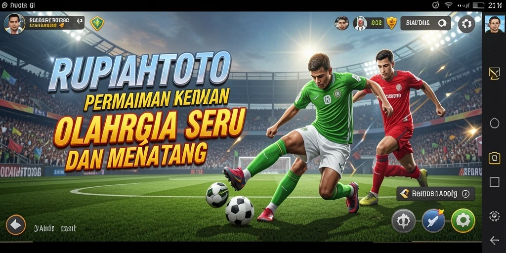Tampilan gameplay seru dalam RUPIAHTOTO dengan berbagai olahraga.