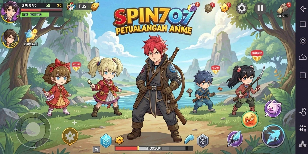 Menampilkan gameplay menakjubkan dengan karakter anime yang dinamis.