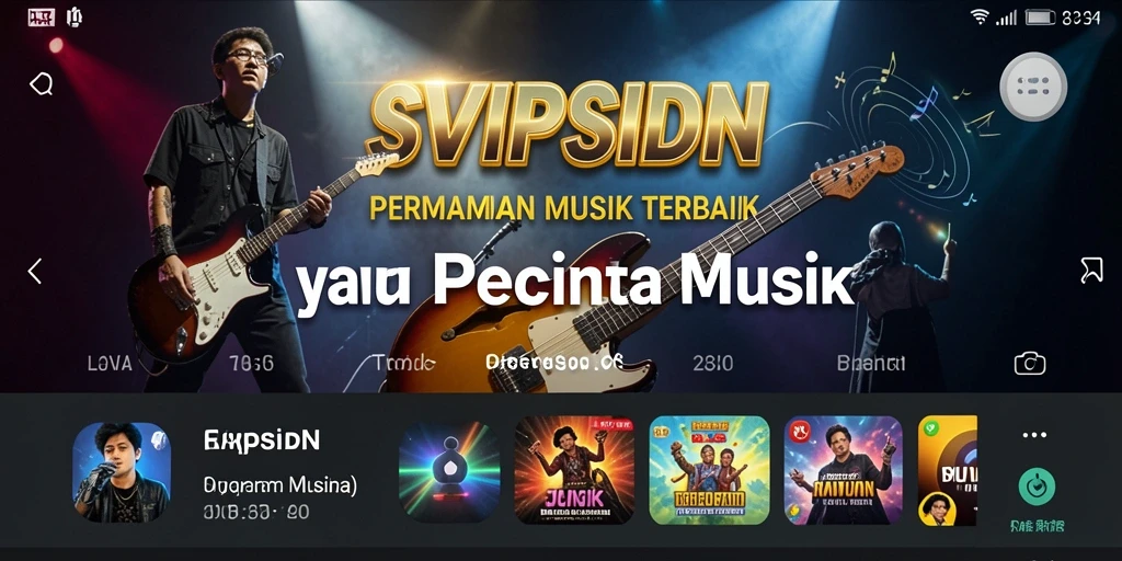 Tampilan gameplay menarik dari SVIPSIDN dengan berbagai mode permainan.
