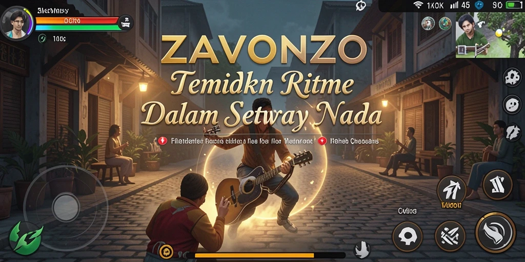 Tangkapan layar dari gameplay ZAVONZO yang menarik dan interaktif.